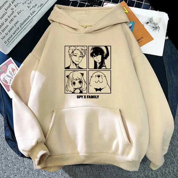 Spy x Family Anya Forger Kawaii Anime Graphic Hoodie – Harajuku Pullover