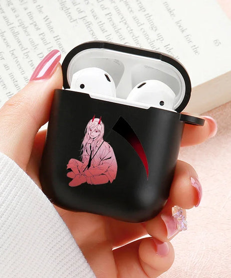 Anime Chainsaw Man Airpods Case for Apple Airpods Pro 2 1 2 3 Protective Denji Makima Aki Pochita Airpods Pro Case