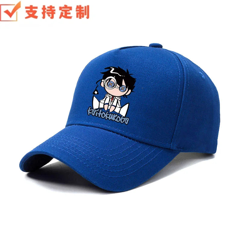 Detective Conan anime Kid the Phantom Thief sunshade baseball cap for men, outdoor casual duckbill hat, holiday gift.