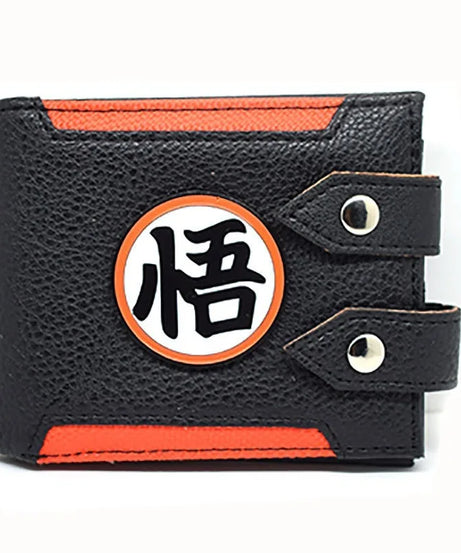 Dragon Ball PU Wallet – Son Goku & Bulma Foldable Anime Coin Purse