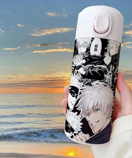 Gojo Satoru Jujutsu Kaisen Thermos Bottle – Anime Stainless Steel Water Cup