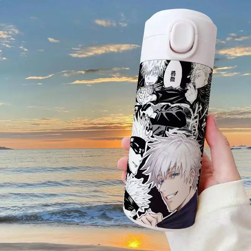 Gojo Satoru Jujutsu Kaisen Thermos Bottle – Anime Stainless Steel Water Cup