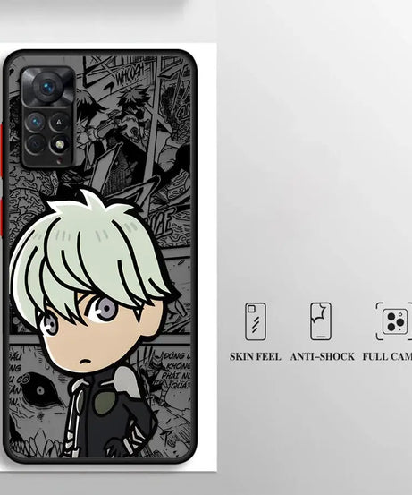 Anime Kaiju No.8 Phone Case for Xiaomi Redmi Note 11Pro 11T 14 10Pro 9 11S 9S 12 13 Pro 10S 9Pro 11 8 Matte Cover