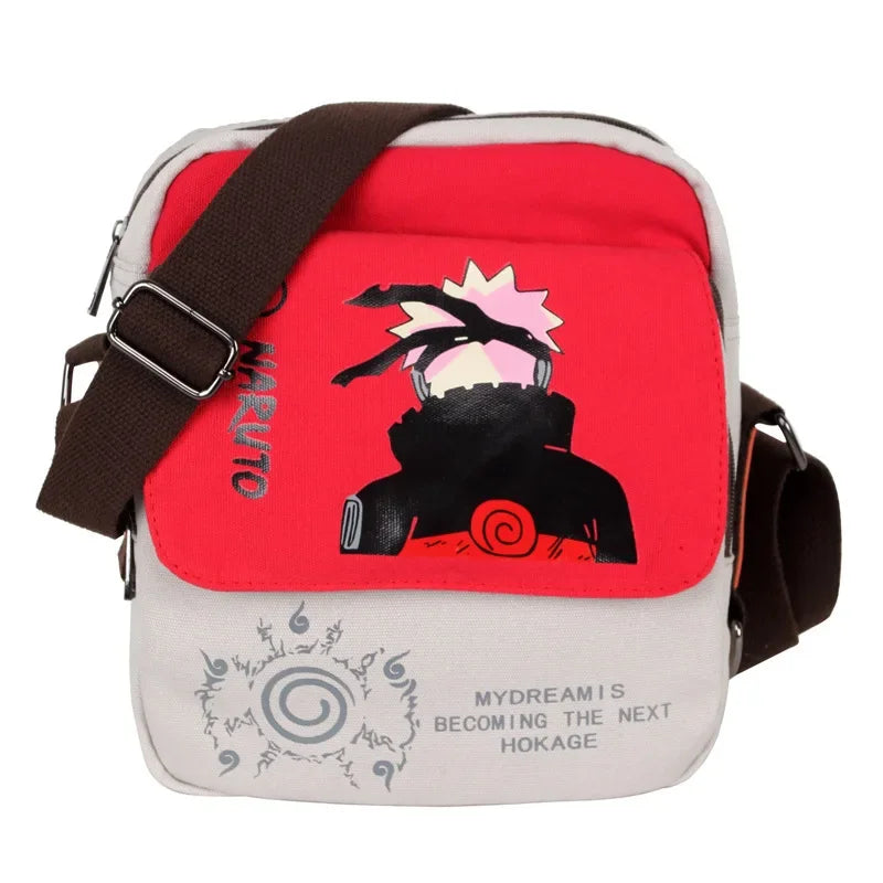 Naruto, Luffy, Shingeki no Kyojin & Pokémon Anime Crossbody Bag – Square Travel Messenger Gift Bag