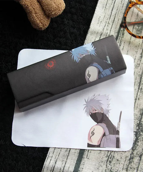 Naruto Sasuke Glasses Case Fashion Simplicity Portable Sunglasses Box Bag Carry Bag Accessories Eyeglasses Case Glasses Bag Gift