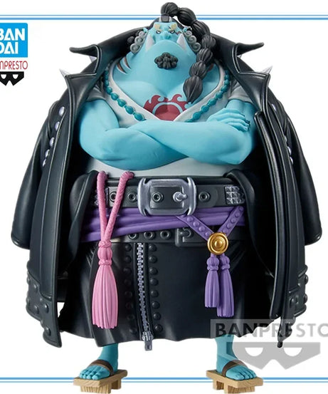 ONE PIECE FILM RED DXF Jinbe 16Cm 100% Original PVC Anime Figure Action Figures Collection Model Toys