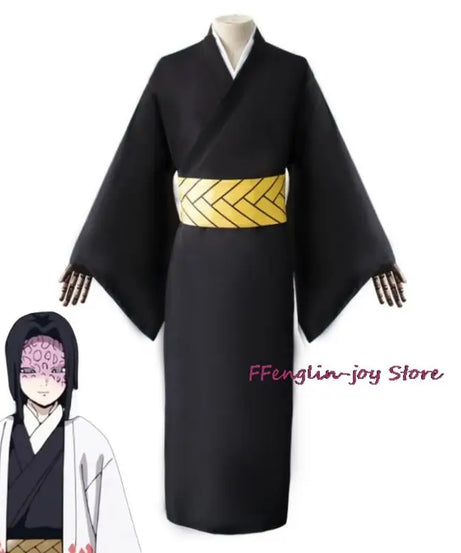Anime Demon Slayer - Ubuyashiki Kagaya Cosplay Kimono Costume