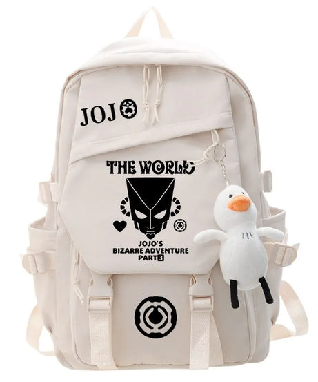 JoJo's Bizarre Adventure Anime Backpack Student School Bag Bookbag Laptop Travel Rucksack Outdoor Boy Girl Gifts