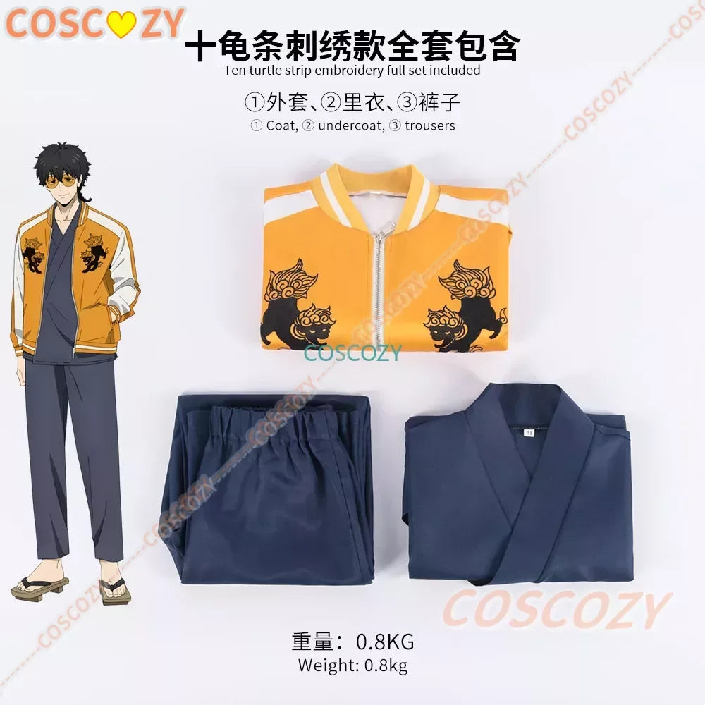 Wind Breaker Jo Togame Cosplay Set - Costume, Wig, Uniform, Glasses
