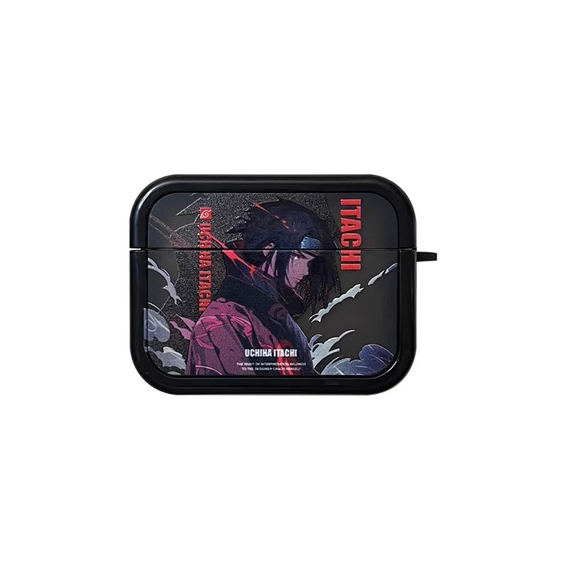 Anime Naruto Jiraiya Payne Itachi Apple Airpods pro2 protective cover 2/3 generation wireless Bluetooth headset shell for men