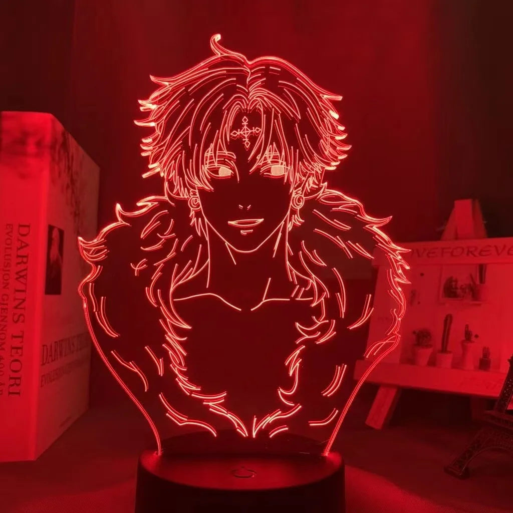 Anime Hunter X Hunter Led Night Light Killua Zoldyck Figure Nightlight Color Changing Usb Battery Table 3d Lamp Gift for Kids