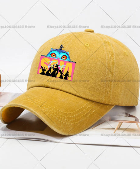 Kpop Demon Hunteres Baseball Cap for Girls Boys Summer Adjustable Sun Hat Anime Cute Retro Sunbonnet Adult Women Headgear Gift