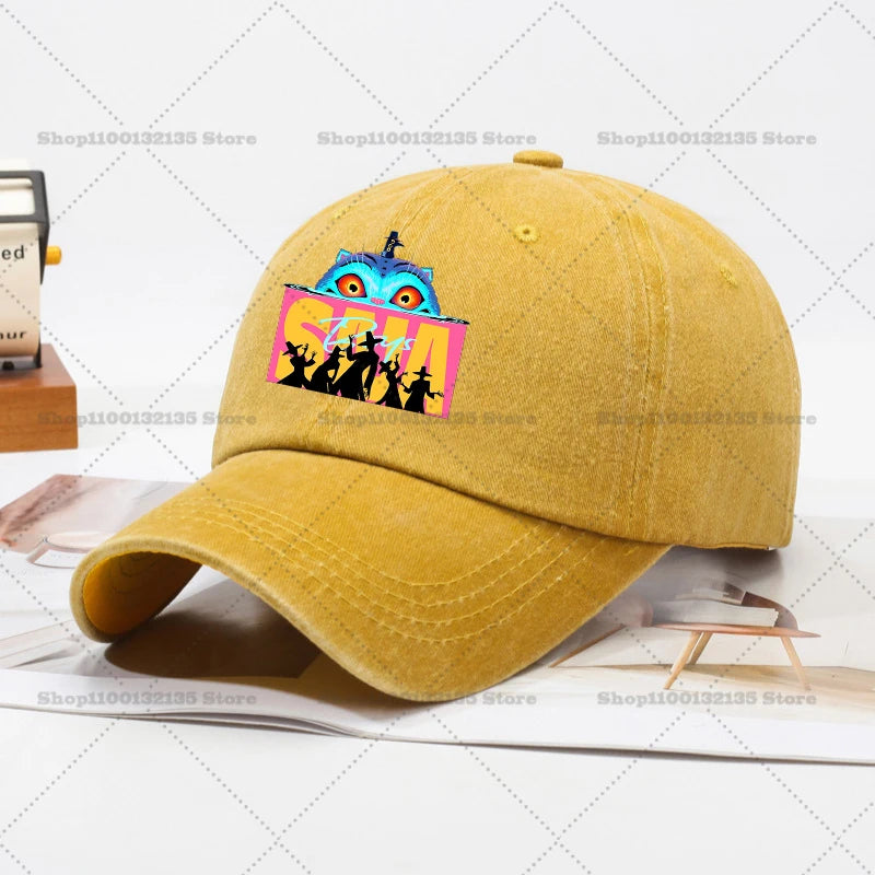 Kpop Demon Hunteres Baseball Cap for Girls Boys Summer Adjustable Sun Hat Anime Cute Retro Sunbonnet Adult Women Headgear Gift