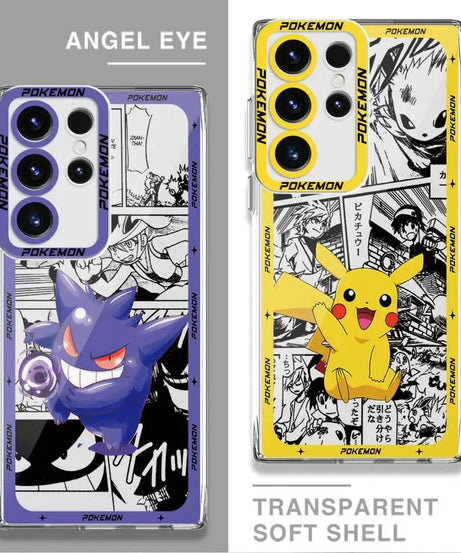 Pikachu Angel Eye Anime Case – Samsung Galaxy S21–S25, Note 10/20 Series