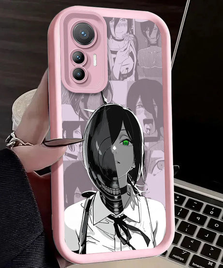 Anime Chainsaw Man Reze Case For Xiaomi Poco X7 X6 X5 X3 NFC F7 F6 F5 F3 M7 M6 Pro 4G 5G Mi 12 11 Lite NE 5G 13T 12T 11T 14T Pro