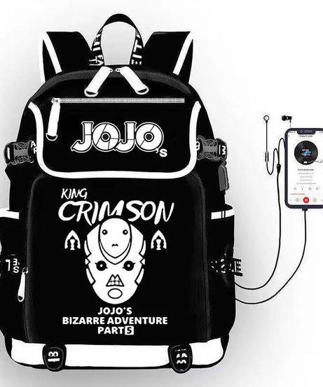 JoJo's Bizarre Adventure Anime Backpack Student School Shoulder Bag Large Capacity Youth Outdoor Travel Backpack Fashion Gift