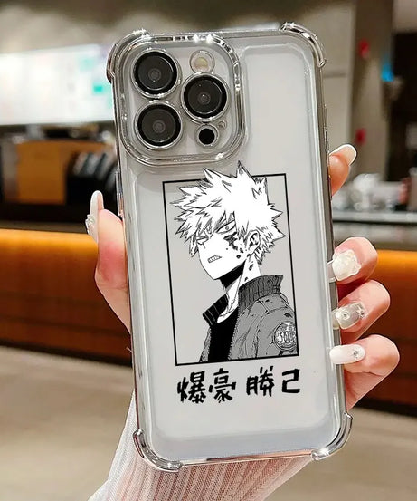 Deku Bakugo Anime Case For Samsung Galaxy A56 A55 A54 A52 A53 5G A36 A34 A35 A33 A50 A73 A26 A25 A16 A06 Clear Soft Phone Cover