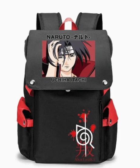 Naruto Anime Laptop Backpack – Large Capacity Travel & School Bag