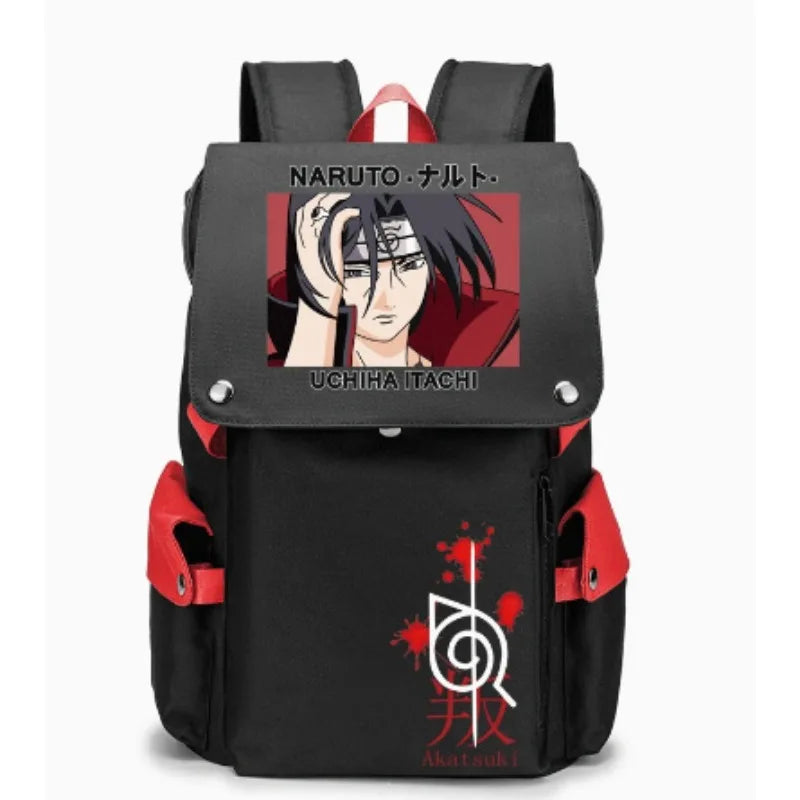 Naruto Anime Laptop Backpack – Large Capacity Travel & School Bag