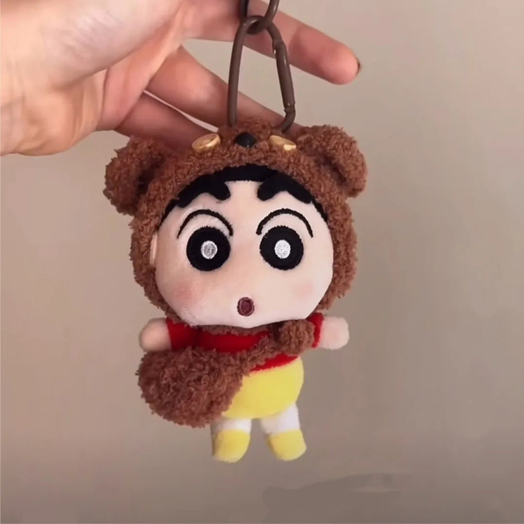 Cute Genuine Chef Series Crayon Shin-chan Plush Doll Keychain Bag Pendant Toy Gift