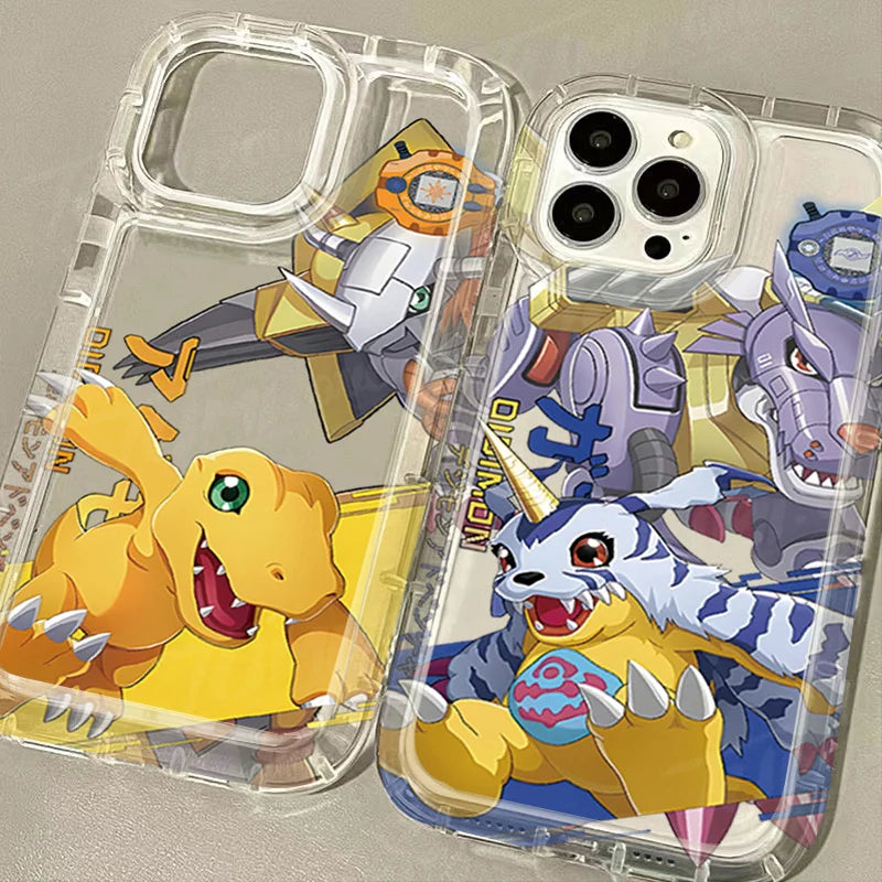 Digimon Adventure Case for Huawei P30 P40 P50 P60 Pro Honor 100 90 80 70 60 50 X9 X9A X8 X5 Magic5 Magic 5 Clear Cover