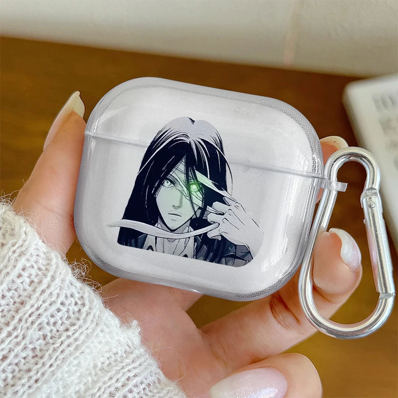Attack on Titan Anime AirPods Case – Shockproof Protective Cover for AirPods Pro, Pro 2 & AirPods 1/2/3/4 3