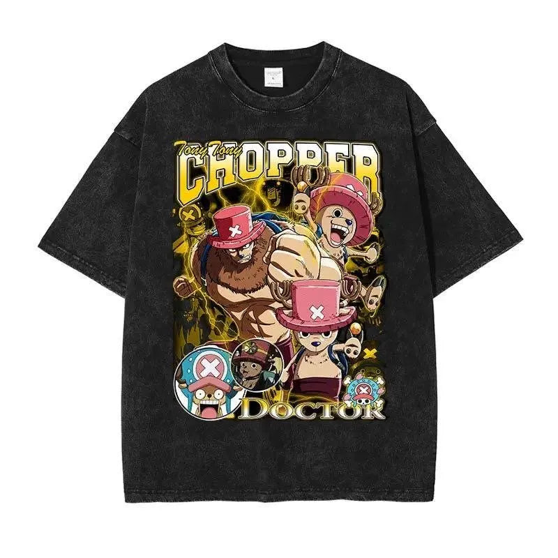 One Piece Vintage-Washed T-Shirt — Unisex Graphic Tee 7