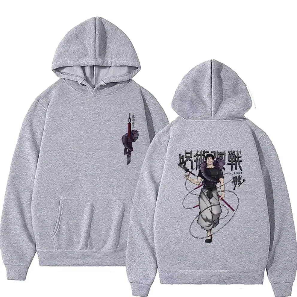 Jujutsu Kaisen Fushiguro Toji Anime Graphic Hoodie – Manga Streetwear Pullover 7