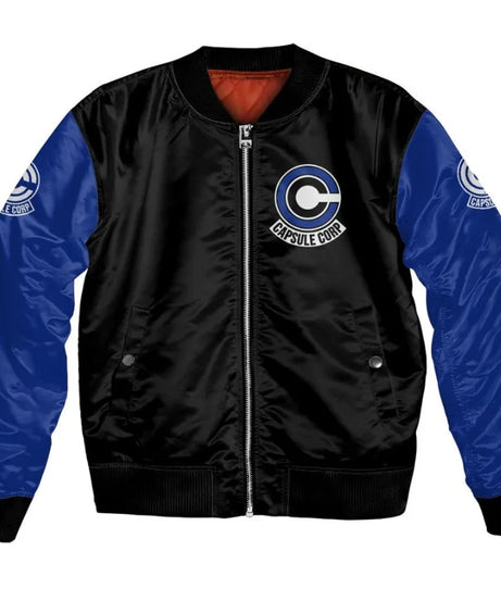 Plus Size Anime Bomber Jacket for Men - One Piece Naruto Dragon Ball Themed Military Aviator Coat, Cosplay Winter Outerwear Gift