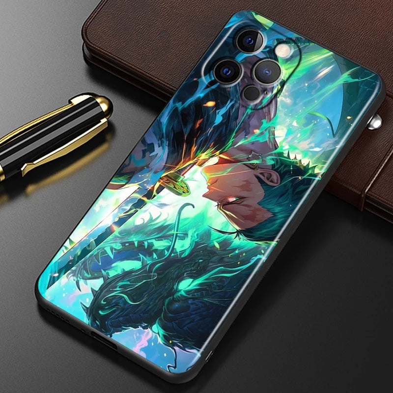 One Piece Zoro iPhone 15-7 SE Pro Max Phone Case
