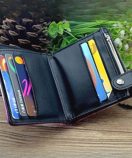 Anime Blue Lock Short Fold Over Wallet PU Leather Purse Nagi Seishiro Mikage Reo Isagi Yoichi