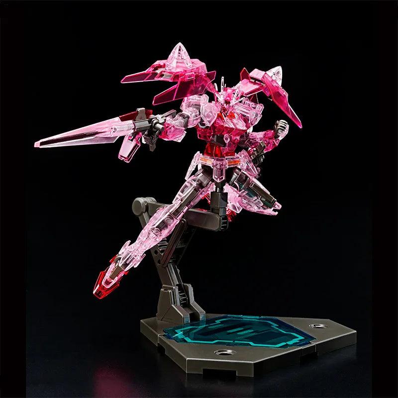 Stock HG 1/144 Original GUNDAM 00 DIVER TRANS-AM CLEAR BASE Aninm full Action Assembly Figure Model Toy Gifts for kids