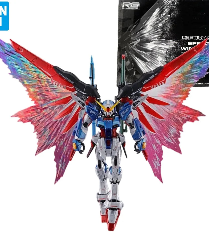 Genuine RG DESTINY GUNDAM EFFECT UNIT WING OF LIGHT Anime Action Figure Collectible Assembly Model Toys Gift Children Boy
