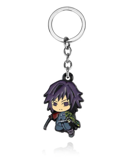 Anime Demon Slayer Keychain Kamado Tanjirou Acrylic Fashion Trend Key Ring For Earring For Women Men Gift Decoration Car Jewelry