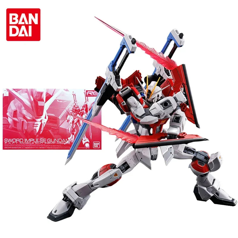 Bandai Gundam Model Kit Anime Figure RG 1/144 ZGMF-X56S Sword Impulse Genuine Gunpla