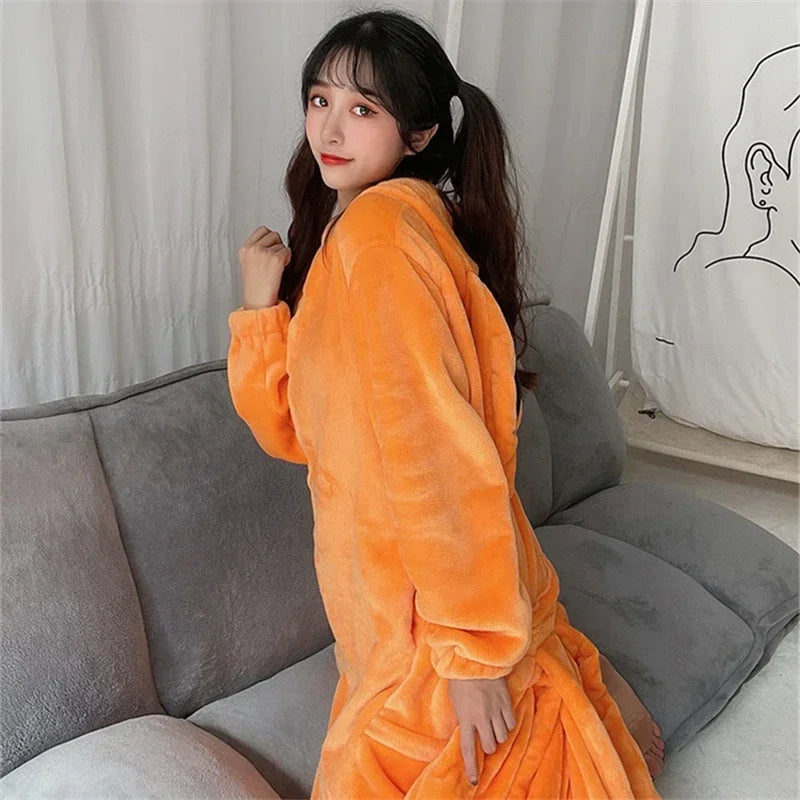 Naruto Kurama Nine Tails Kigurumi Onesie Anime Cosplay Fleece Pajamas Jumpsuit 5