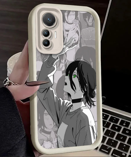 Anime Chainsaw Man Reze Case For Xiaomi Poco X7 X6 X5 X3 NFC F7 F6 F5 F3 M7 M6 Pro 4G 5G Mi 12 11 Lite NE 5G 13T 12T 11T 14T Pro