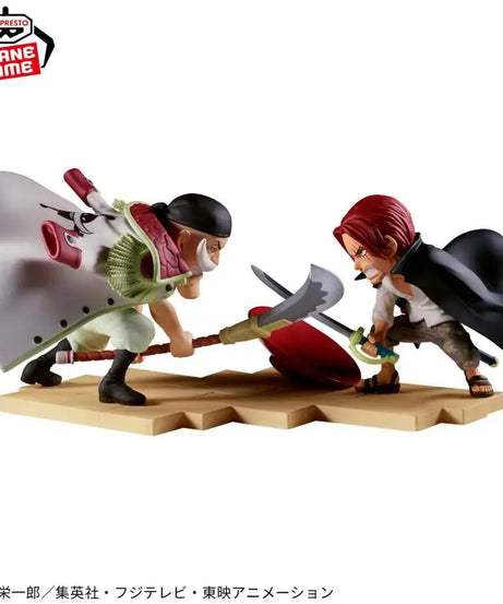 10cm One Piece WCF Storyline Edward Newgate VS Shanks Anime Action Figure Model Toys Gift for Birthday