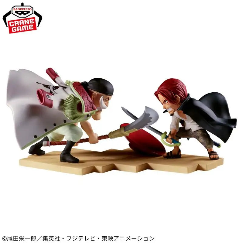 10cm One Piece WCF Storyline Edward Newgate VS Shanks Anime Action Figure Model Toys Gift for Birthday