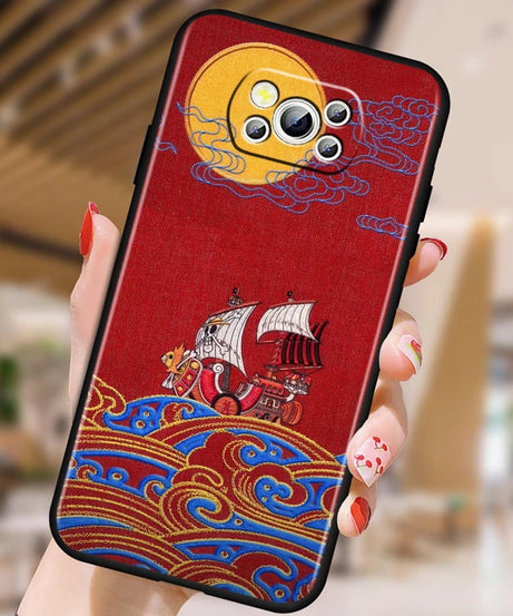One Piece Luffy Case for Xiaomi Mi Poco F5 F4 F3 F2 X5 X4 X3 M6 M5 M5S M4 M3 C40 Pro GT NFC 5G