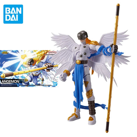 Original Bandai Digimon Adventure Anime Angemon Action Figure