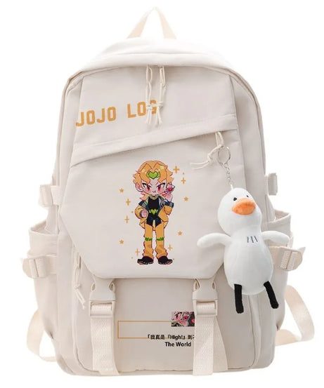 JoJo's Bizarre Adventure Anime Backpack Student School Bag Bookbag Laptop Travel Rucksack Outdoor Boy Girl Gifts