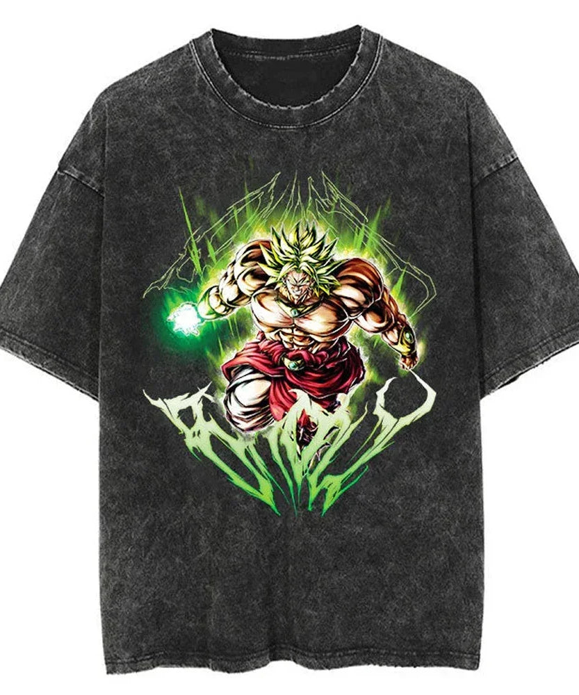 Dragon Ball Oversized Vintage T-Shirt – Streetwear Cotton Tee