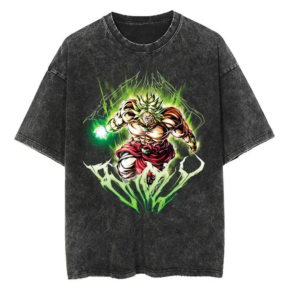 Dragon Ball Oversized Vintage T-Shirt – Streetwear Cotton Tee