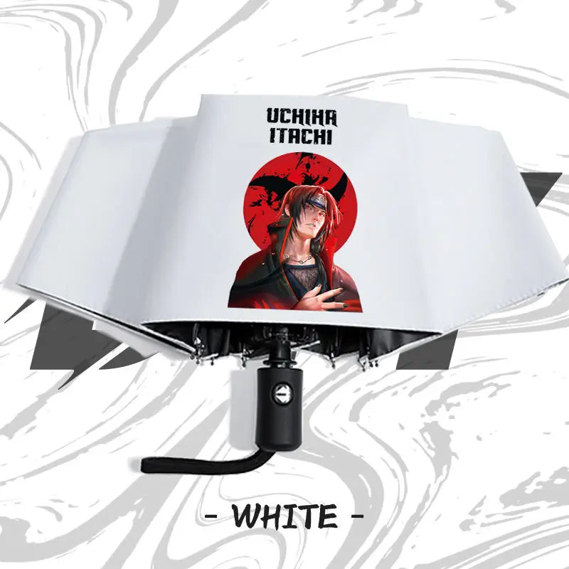 Naruto anime peripheral automatic umbrella Naruto Namikaze Minato Uchiha Itachi Kakashi Haruno Sakura sunshade umbrella gift