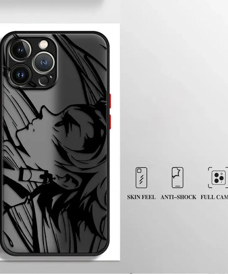 Case for iPhone 8 7 SE 16 XS 14 11 13 Mini 15 Pro MAX XR 11 Plus 12 Soft Cover 12Pro 14Pro 16 Plus Demon Slayer Kimetsu No Yaiba