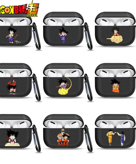 Creative Dragon Ball Sun Wukong AirPods Pro2 Protective Case  Anime 2/3 Generation Bluetooth Decoration Earphone Case