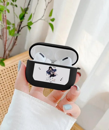 Attack On Titan Anime Earphone Cover For Apple Airpods 1 2 Case Wireless Bluetooth For air pods pro Soft Silicon Cases