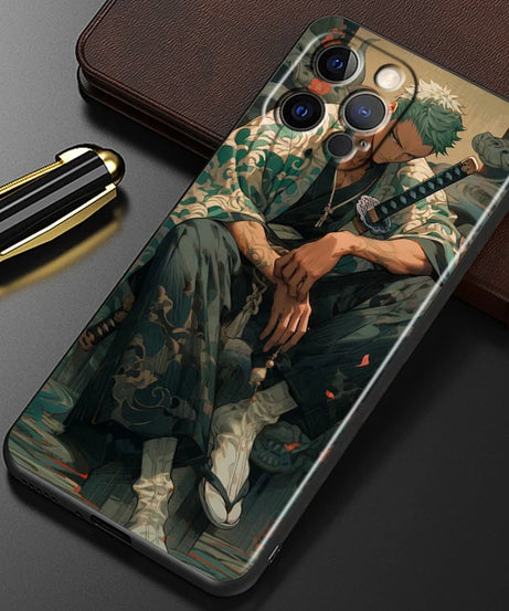 One Piece Zoro iPhone 15-7 SE Pro Max Phone Case