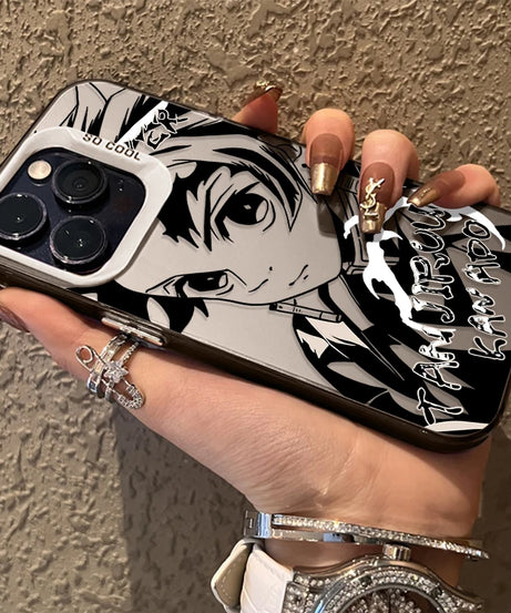 Demon Slayer Matte Shockproof Case – Anime iPhone 7–16 Pro Max SE XR XS